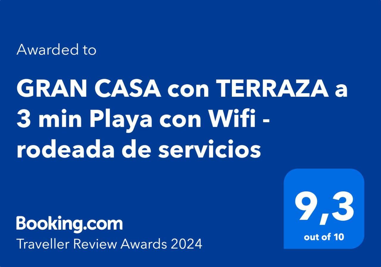 Gran Casa Con Terraza A 3 Min Playa Con Wifi - Rodeada De Servicios روكيتاس ذي مار المظهر الخارجي الصورة